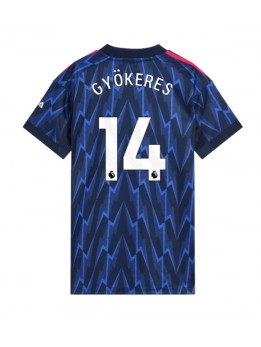 Arsenal Viktor Gyokeres #14 Zenski Gostujuci Dres 2025-26 Kratak Rukavima